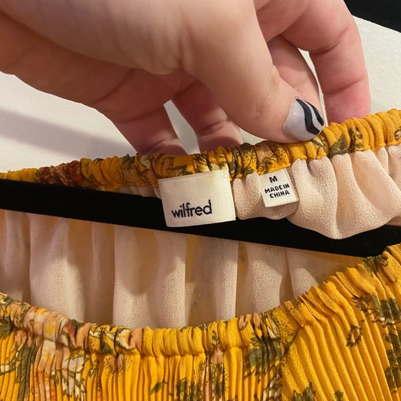 Wilfred talence blouse in sunflower print - Picture 3 of 5